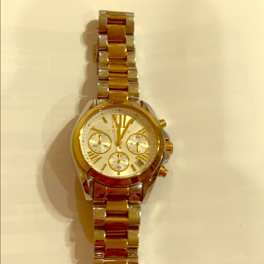 Micheal Kors two toned water resistant watch